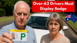 Over-62 Drivers Alert: Australia’s 2025 Law Requires Licence Badge Display – Full Rules & Exceptions Listed